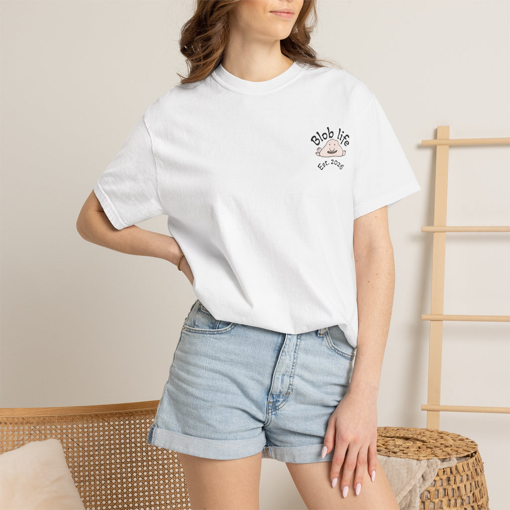 T-Shirt - "Blob Life" Cute Blob Character Graphic Tee