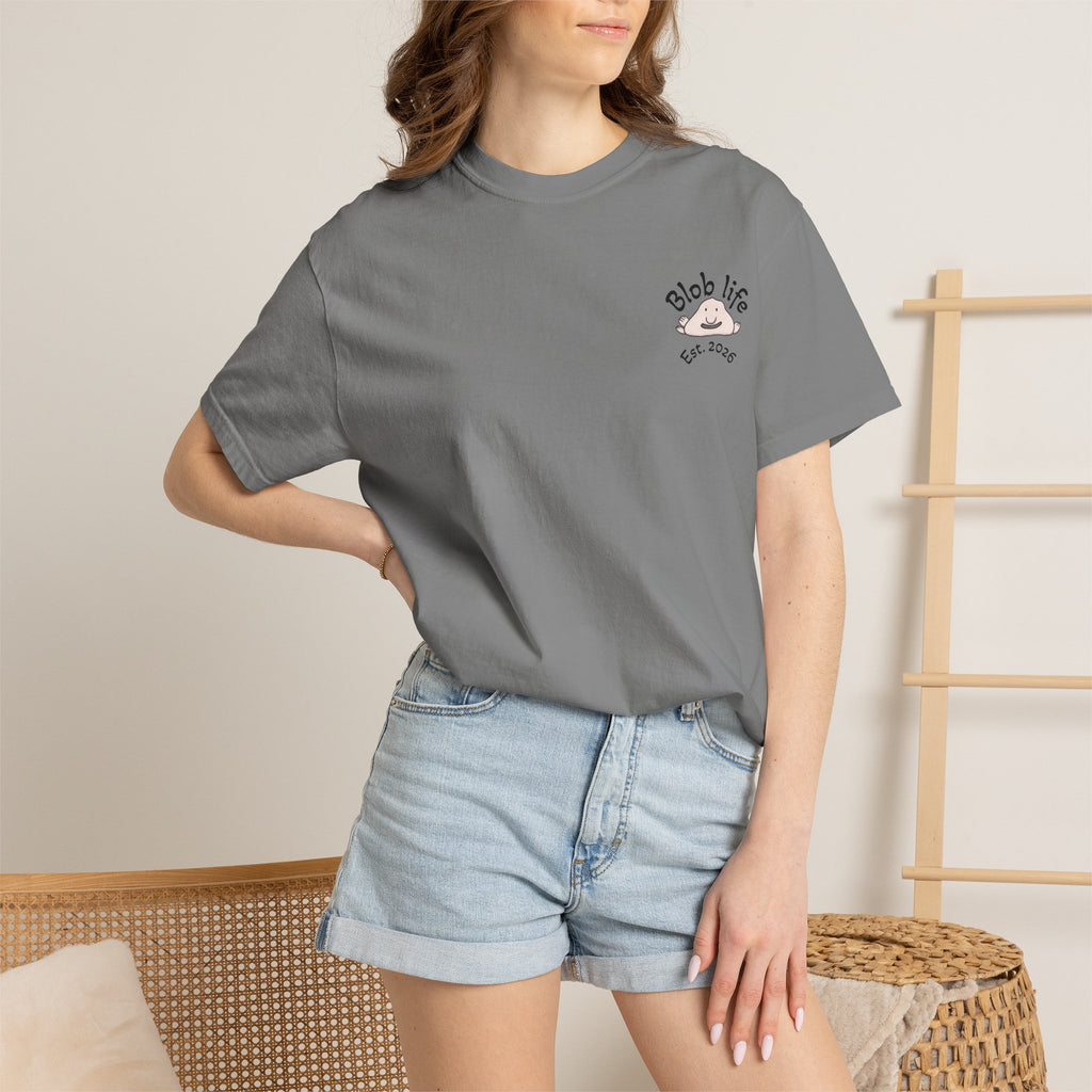 T-Shirt - "Blob Life" Cute Blob Character Graphic Tee