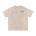 Snow Washed Oversized Cotton Blob T-Shirt
