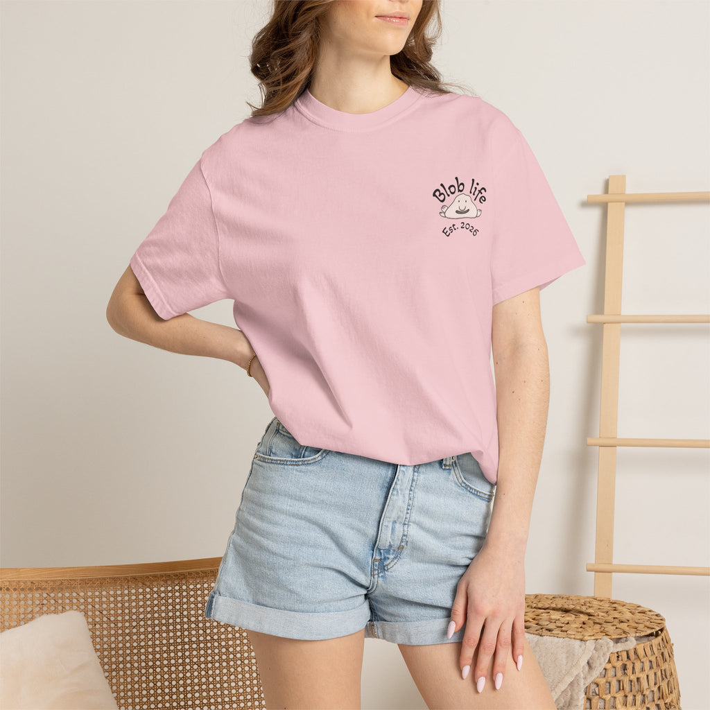T-Shirt - "Blob Life" Cute Blob Character Graphic Tee