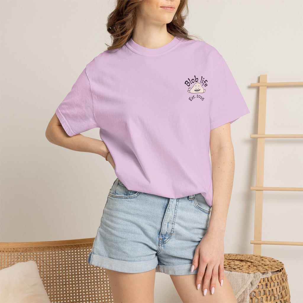 T-Shirt - "Blob Life" Cute Blob Character Graphic Tee